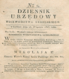 Dziennik Urzędowy Województwa Lubelskiego 1827, Nr 39 (26 wrzes.)
