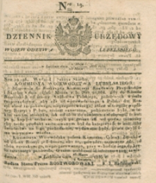 Dziennik Urzędowy Województwa Lubelskiego 1835, Nr 19 (1/13 maj)