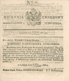 Dziennik Urzędowy Województwa Lubelskiego 1835, Nr 24 (5/17 czerw.)