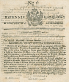 Dziennik Urzędowy Województwa Lubelskiego 1835, Nr 25 (12/24 czerw.)