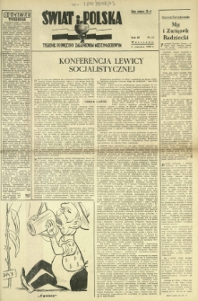 Świat i Polska : tygodnik poświęcony zagadnieniom międzynarodowym. R. 3, nr 23 (6 czerwca 1948)