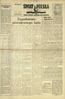 Świat i Polska : tygodnik poświęcony zagadnieniom międzynarodowym. R. 3, nr 27 (4 lipca 1948)