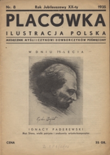 Placówka Ilustracja Polska : miesięcznik myśli i czynowi Dowborczyków poświęcony R. 3 (20), Nr 8 (paźdz./list. 1935)