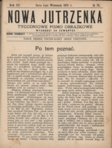 Nowa Jutrzenka : tygodniowe pismo obrazkowe R. 3, Nr 35 (1 wrzes. 1910)