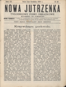 Nowa Jutrzenka : tygodniowe pismo obrazkowe R. 3, Nr 48 (1 grudz. 1910)