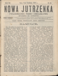 Nowa Jutrzenka : tygodniowe pismo obrazkowe R. 3, Nr 49 (8 grudz. 1910)