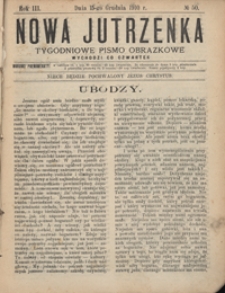 Nowa Jutrzenka : tygodniowe pismo obrazkowe R. 3, Nr 50 (15 grudz. 1910)