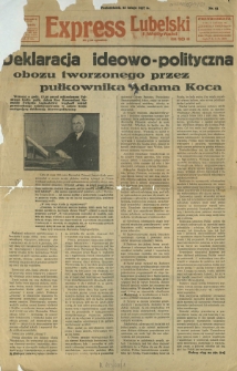Express Lubelski i Wołyński R. 15, Nr 53 (22 lutego 1937)