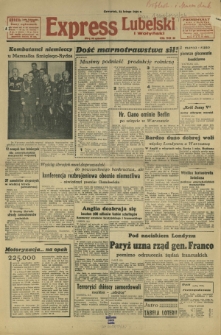 Express Lubelski i Wołyński R. 17, Nr 54 (23 lutego 1939)