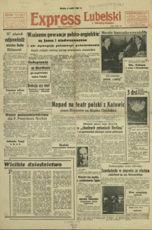 Express Lubelski i Wołyński R. 17, Nr 121 (3 maja 1939)