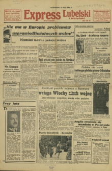 Express Lubelski i Wołyński R. 17, Nr 133 (15 maja 1939)