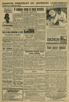 Express Lubelski i Wołyński R. 17 (1939). Dodatek Niedzielny do "Expressu Lubelskiego i Wołyńskiego" z dnia 25 czerwca 1939 r. [1]