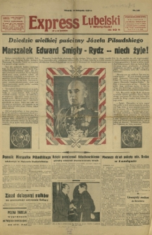 Express Lubelski i Wołyński R. 14, Nr [313] (10 listopada 1936)