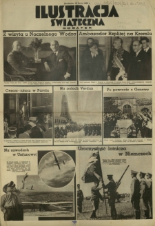 Express Lubelski i Wołyński R. 14 (1936). Dodatek "Ilustracja Świąteczna", niedziela, 12 lipca 1936 r. (dodatek do Nr 192)