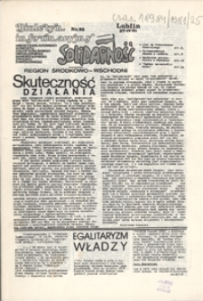 Biuletyn Informacyjny Międzyzakładowego Komitetu Założycielskiego Niezależnego Samorządnego Zwiazku Zawodowego "Solidarność" Region Środkowo-Wschodni Nr 25 (27 kwiec. 1981)