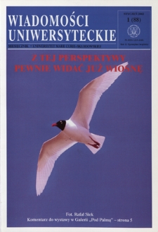 Wiadomości Uniwersyteckie R. 12, nr 1=88 (styczeń 2002)