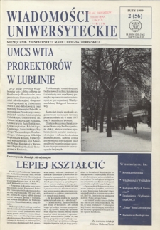 Wiadomości Uniwersyteckie R. 9, nr 2=56 (luty 1999)