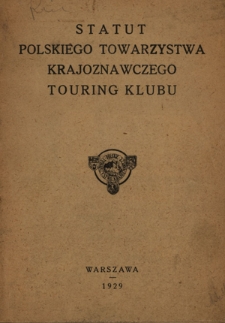 Statut Polskiego Towarzystwa Krajoznawczego Touring Klubu