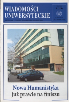 Wiadomości Uniwersyteckie : miesięcznik / Uniwersytet Marii Curie-Skłodowskiej R. 16, nr 5=129 (maj 2006)