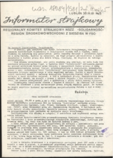 Informator Strajkowy Nr 5 (30 marz. 1981)
