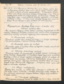 Dziennik Rozporządzeń c. i k. Zarządu Wojskowego w Polsce 1915-04-23, Cz. 3