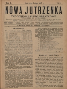 Nowa Jutrzenka : tygodniowe pismo obrazkowe R. 10, Nr 5 (1 lutego 1917)