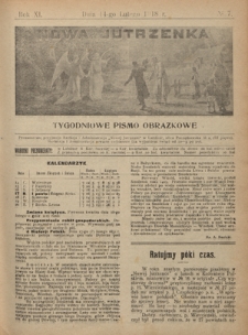 Nowa Jutrzenka : tygodniowe pismo obrazkowe R. 11, Nr 7 (14 lutego 1918)