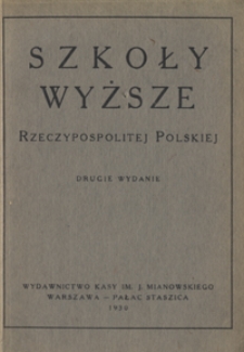 Szkoły wyższe Rzeczypospolitej Polskiej