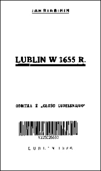 Lublin w 1655 r.
