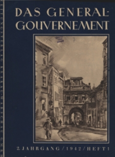 Das Generalgouvernement Jg. 2, H. 1 (1942)