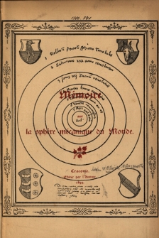 Mémoire sur la sphère mécanique du monde : présenté à l' Académie au mois de décembre 1894