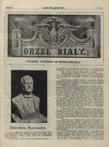 Orzeł Biały : tygodnik, wychodzi na każdą niedzielę. - R. 1, nr 12 (22 marca 1925)