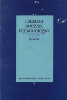 Lubelski Rocznik Pedagogiczny T. 3/4 (1975)