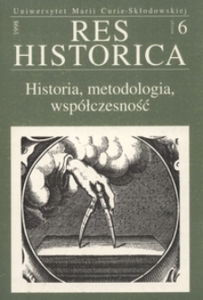 Res Historica z. 6 (1998)