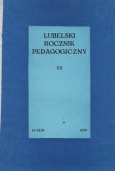 Lubelski Rocznik Pedagogiczny T. 7 (1979)