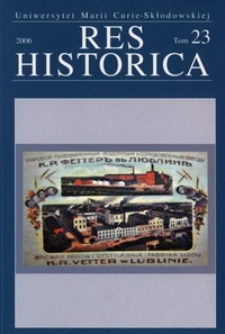 Res Historica T. 23 (2006)