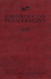 Lubelski Rocznik Pedagogiczny T. 16 (1995)