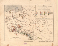Mapa rozmieszczenia krajowych minerałów pożytecznych dra Tadeusza Wiśniowskiego