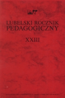 Lubelski Rocznik Pedagogiczny T. 23 (2003)