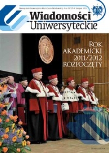Wiadomości Uniwersyteckie R. 21, nr 10 (list. 2011)