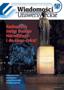 Wiadomości Uniwersyteckie R. 21, nr 11 (grudz. 2011)
