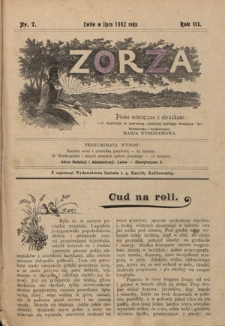 Zorza : pismo miesięczne z obrazkami R. 3, Nr 7 (lipiec 1902)