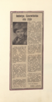 Jadwiga Czerwińska nie żyje, wrzesień 1980 r.