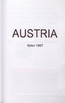 Austria, lipiec 1997