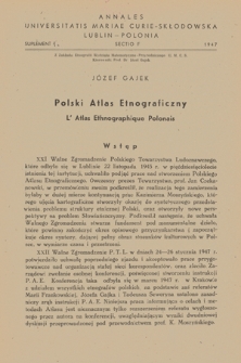 Polski Atlas Etnograficzny