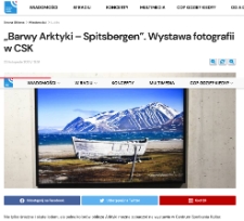 Informacja prasowa nt. wystawy „Barwy Arktyki - Spitsbergen” - Radio Lublin
