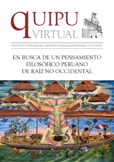 Quipu Virtual : boletín de cultura peruana / Ministerio de Relaciones Exteriores.no 93 (11/3/2022)