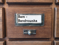 BAM-BANDROWSKA Katalog alfabetyczny