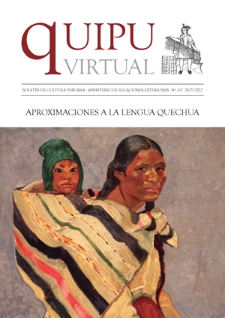 Quipu Virtual : boletín de cultura peruana / Ministerio de Relaciones Exteriores. no 113 (29/7/2022)