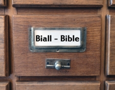 BIALL-BIBLE Katalog alfabetyczny